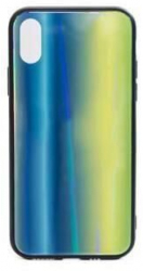 Husa Compatibila cu Apple Iphone XS Iphone X - Iberry Glass Albastru 