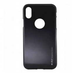 Husa Compatibila cu Apple iPhone XS Max - Goospery TPU i-Jelly Case Black 