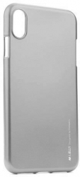 Husa Compatibila cu Apple iPhone XS Max - Goospery TPU i-Jelly Metal Case Gray 