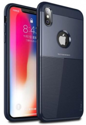 Husa Compatibila cu Apple iPhone XS Max - Ipaky Shield - Albastru 