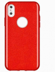 Husa Compatibila cu Apple iPhone XS Max - Wozinsky Glitter Shining Rosu