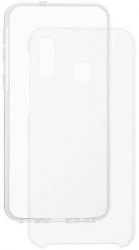 Husa Compatibila cu Samsung Galaxy A20 Galaxy A30 - iberry FullCover 360 TPU/PC Clear 
