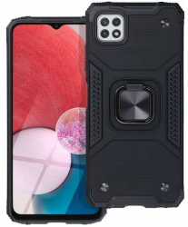 Husa Compatibila cu Samsung Galaxy A22 5G iberry Nitro Ring Negru 