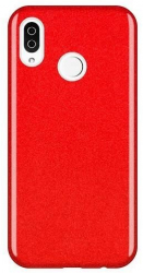 Husa Compatibila cu Samsung Galaxy A30 Samsung Galaxy A50 - Wozinsky Glitter Shining Rosu 