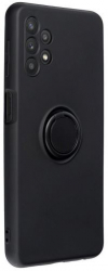 Husa Compatibila cu Samsung Galaxy A33 5G - Forcell Silicone Ring Negru 