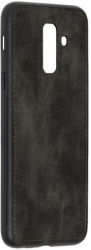 Husa Compatibila cu Samsung Galaxy A6 Plus 2018 Forcell Denim - Negru 