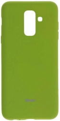 Husa Compatibila cu Samsung Galaxy A6+ Plus 2018 Roar Colorful Jelly Case - Verde Lime Mat 