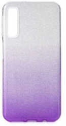 Husa Compatibila cu Samsung Galaxy A7 2018-Forcell Shining Argintiu / Mov 