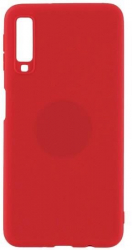 Husa Compatibila cu Samsung Galaxy A70 - iberry Magnet Silicon Soft Rosu
