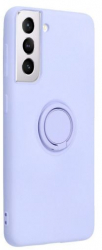 Husa Compatibila cu Samsung Galaxy S22 Plus - Forcell Silicone Ring Violet 