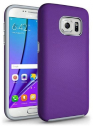 Husa Compatibila cu Samsung Galaxy S6 G920 - iberry Armor Rugged Mov 