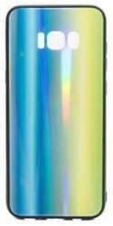 Husa Compatibila cu Samsung Galaxy S8 G950 - Iberry Glass Albastru/Verde 