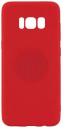 Husa Compatibila cu Samsung Galaxy S8 - iberry Magnet Silicon Soft Rosu