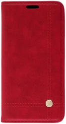 Husa Flip Compatibila cu Apple iPhone XS Max iberry Prestige Book - Rosu 