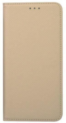 Husa Flip Compatibila cu Xiaomi Mi 10T - iberry Smart Book Tip Carte Auriu 