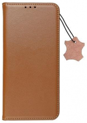 Husa Flip Piele Naturala Compatibila cu Samsung Galaxy S21 Plus - Forcell Smart Pro Maro 