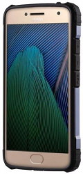 Husa Iberry Armor Hybrid Albastru Inchis Pentru Motorola Moto G5 Plus