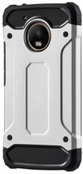Husa Iberry Armor Hybrid Argintie Pentru Motorola Moto G5 Plus 