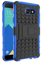 Husa Iberry Armor KickStand Negra cu Albastru Pentru Samsung Galaxy A7 A720 2017 