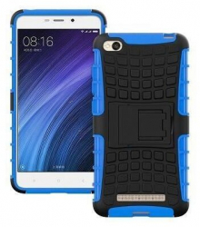 Husa Iberry Armor KickStand Negru cu Albastru Pentru Xiaomi Redmi 4A 