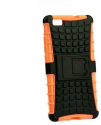 Husa Iberry Hybrid Panzer Portocalie Pentru Huawei P8 Lite 