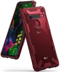 Husa LG G8 ThinQ-Ringke Fusion-X Rosu 
