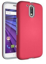 Husa Motorola Moto G4 Motorola Moto G4 Plus - iberry Armor Rugged Roz 