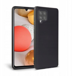Husa Silicon Comaptibila cu Samsung Galaxy A42 5G - Tech-Protect Icon Black 