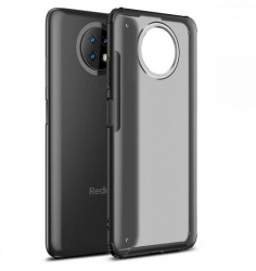 Husa Silicon Comaptibila cu Xiaomi Redmi Note 9T - Tech-Protect HybridShell Black 