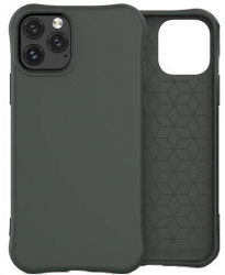 Husa Silicon Compatibila cu Apple iPhone 11 Pro Max - iberry Color Soft Verde Inchis 