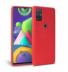 Husa Silicon Compatibila cu Samsung Galaxy A21s - Tech-Protect Icon Red 
