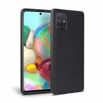 Husa Silicon Compatibila cu Samsung Galaxy A31 - Tech-Protect Icon Black 