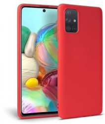 Husa Silicon Compatibila cu Samsung Galaxy A41 - Tech-Protect Icon Red 