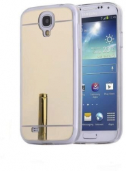 Husa Silicon Iberry Mirror Aurie Pentru Samsung Galaxy S4 I9500 
