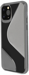 Husa Slicon Pentru Apple iPhone 12 Mini - iberry S-Case Negru