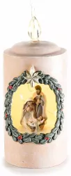 Lumanare cu led Figurine Religioase 8x19.5 cm 