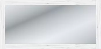 Oglinda perete mdf stejar craft alb Sudbury 124.8x2.2x60 cm 