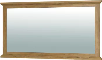 Oglinda perete rama mdf alb stejar grand Leon 128x5x71 cm 