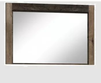 Oglinda perete rama pal frasin inchis Infinity 120x80 cm 
