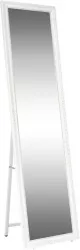 Oglinda podea rama lemn alb auriu Laval 40x150 cm 