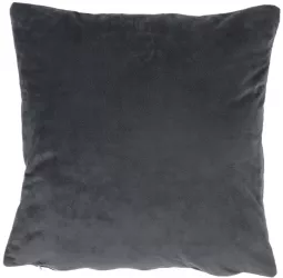 Perna decorativa catifea gri Alita 45x45 cm 