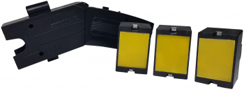 Pistol taser cu electrosoc 3 rezerve toc cadou