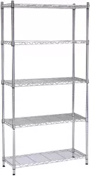 Raft 5 polite crom Juven 90x45x180 cm 