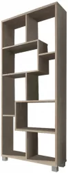 Raft din pal stejar sonoma Aden 69x25x161 cm 