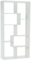Raft mdf alb Odyn 89x29x179.8 cm 