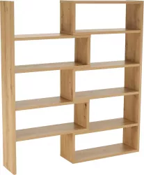 Raft mdf stejar artisan Kloe 73-125x33x138 cm 