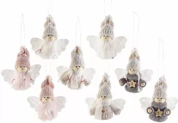Set 16 ornamente brad Craciun 7x7 cm 
