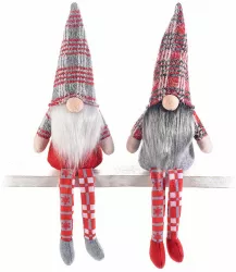 Set 2 figurine Mos Craciun 10x8x40 cm 