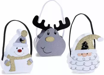 Set 3 gentute Craciun 16x8.5x28 cm 