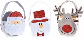 Set 3 gentute Craciun 22x8.5x25 cm 